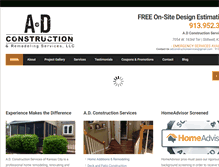 Tablet Screenshot of kchomeremodelers.com